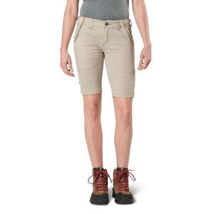 5.11 Tactical woman's Triumph khaki pockets outdoor Bermuda shorts 10